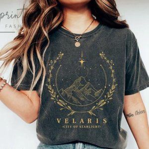 Gold print t-shirt